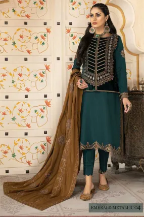 04 Emerald Metallic Dans Le Imperial Winter Shawl Series Vol 3 2022