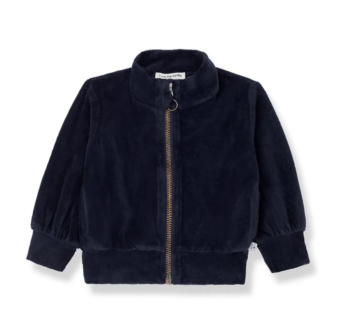 1   IN THE NAVY GANNA JON ZIP JACKET VELOUR SET