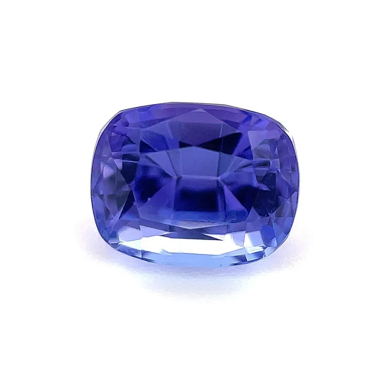 1.17 Carat Unset Loose Unmounted Cushion Shaped Tanzanite Gemstone