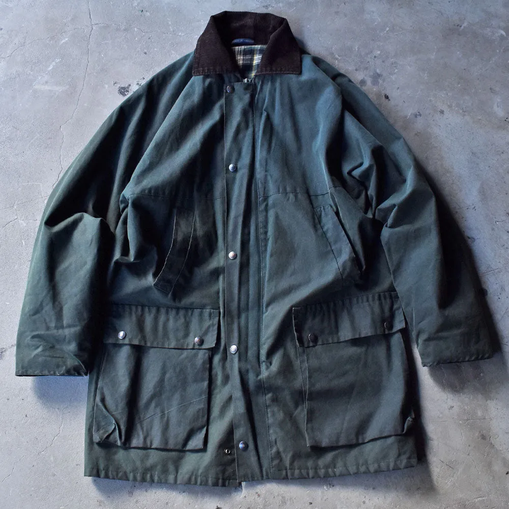80-90's Oxford Blue  オイルドコットンジャケット ENGLAND製 231021