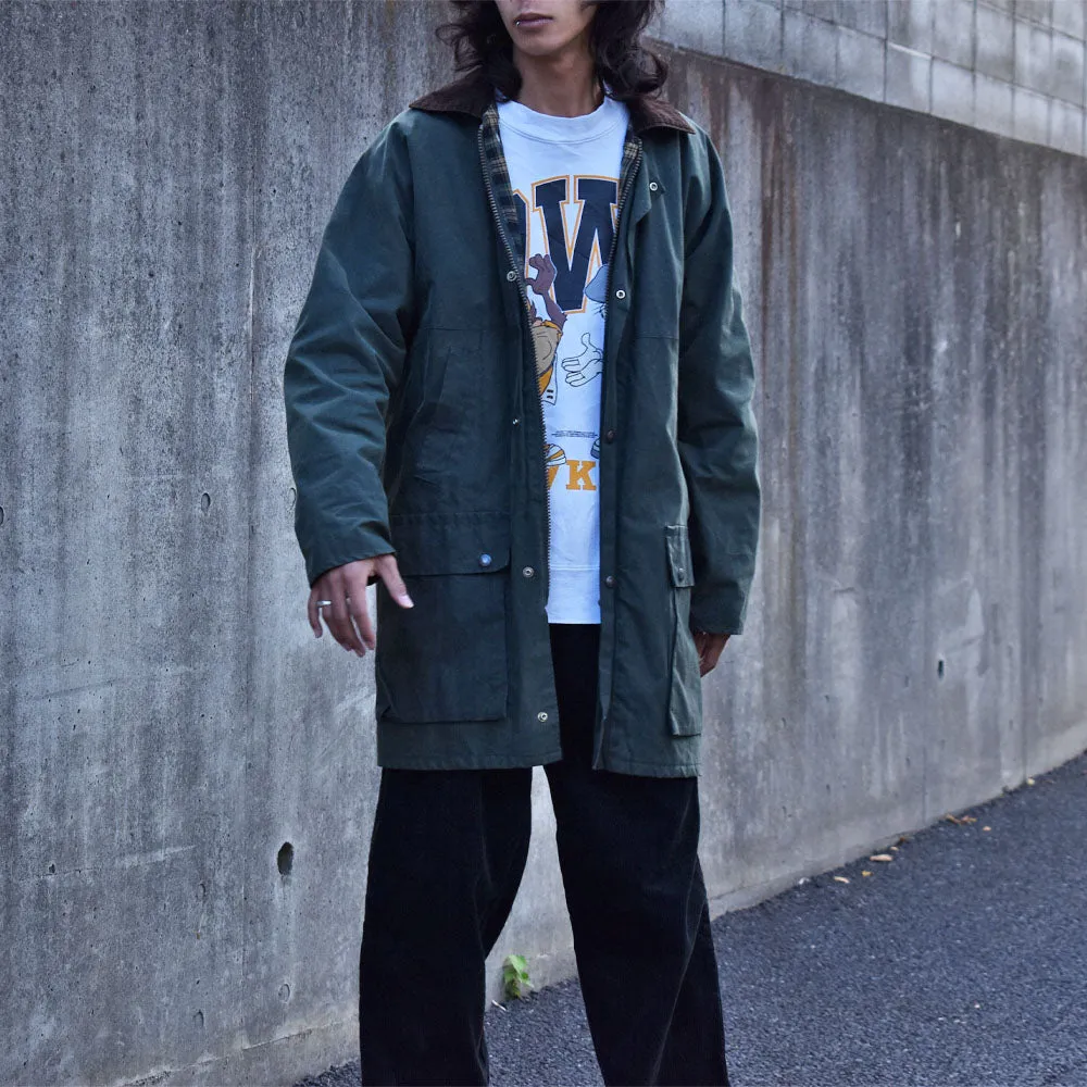 80-90's Oxford Blue  オイルドコットンジャケット ENGLAND製 231021