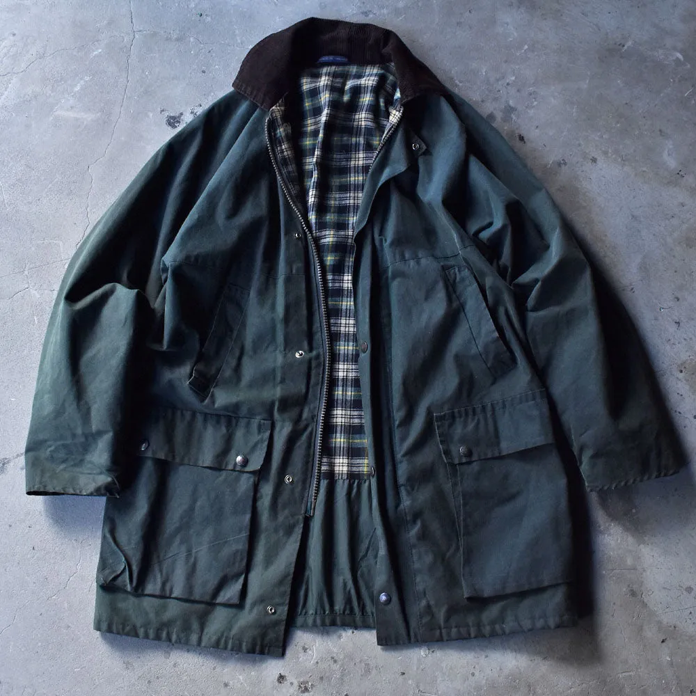 80-90's Oxford Blue  オイルドコットンジャケット ENGLAND製 231021