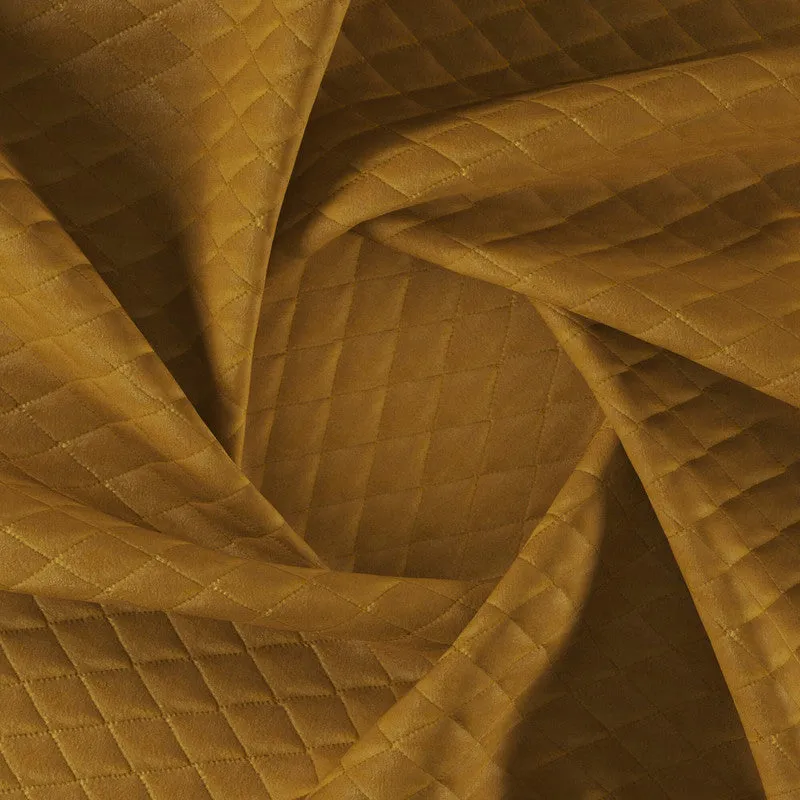Acute Fabric in Brass Gold