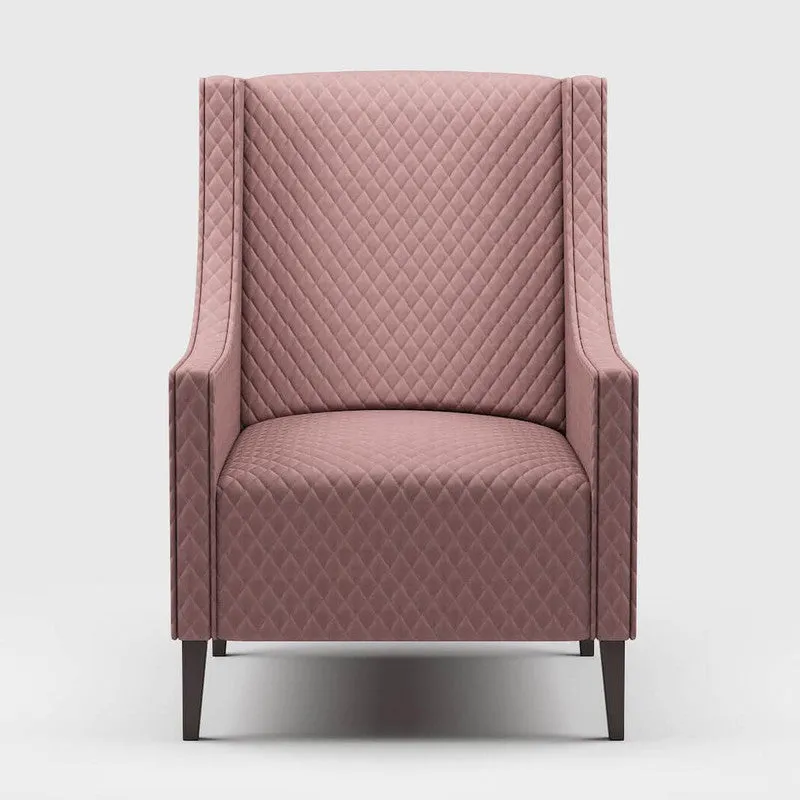 Acute Fabric in Mauve