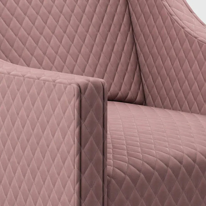 Acute Fabric in Mauve