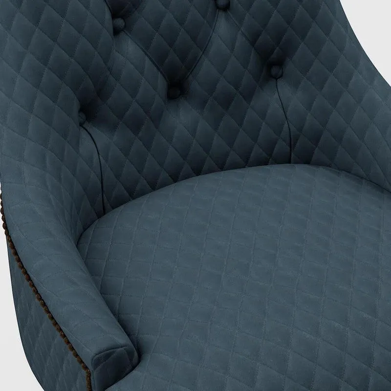 Acute Fabric in Steel Blue