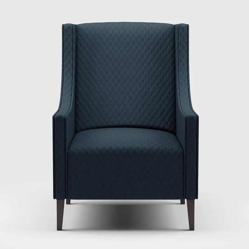 Acute Fabric in Steel Blue