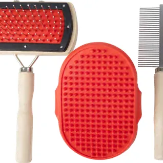 AFP Pet brush & comb kit