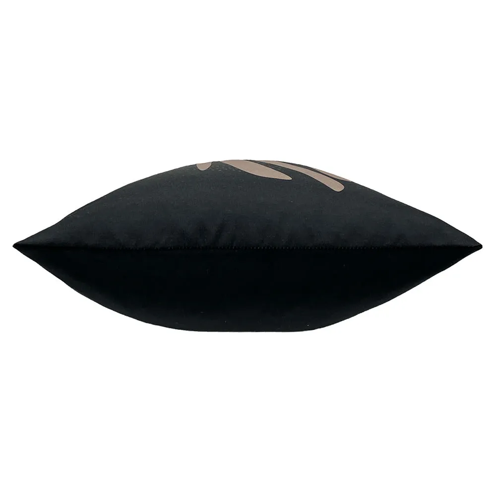 Aurora Leopard Cushion Black/Blush