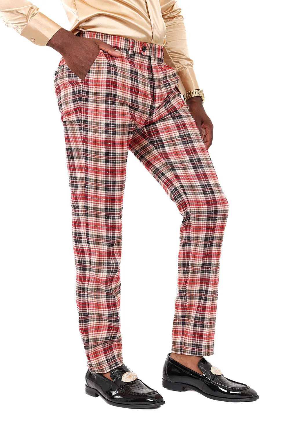 Barabas  Muntinlupa 2CP210 Chino Slim Fit Pants Red