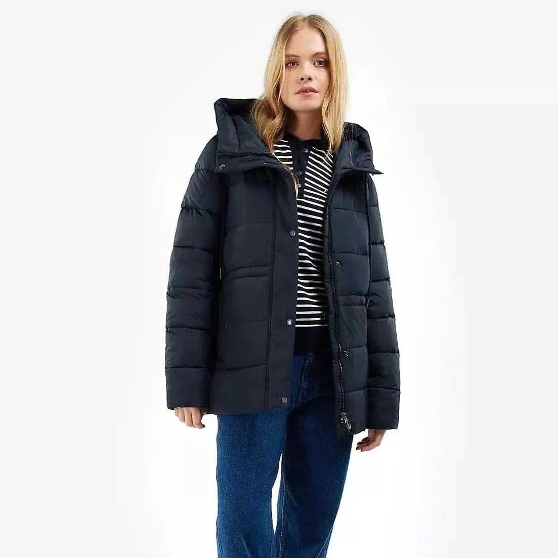 Barbour Littlebury Quilted Jacket, Dark Navy