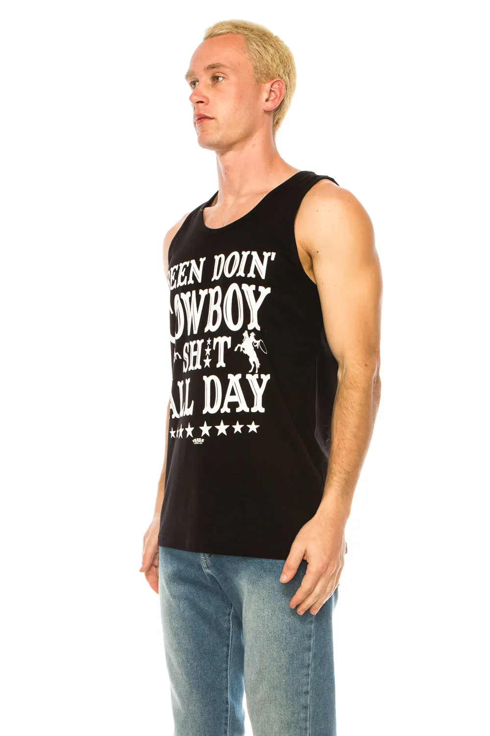 BEEN DOIN' COWBOY SH*T ALL DAY MEN'S TANK