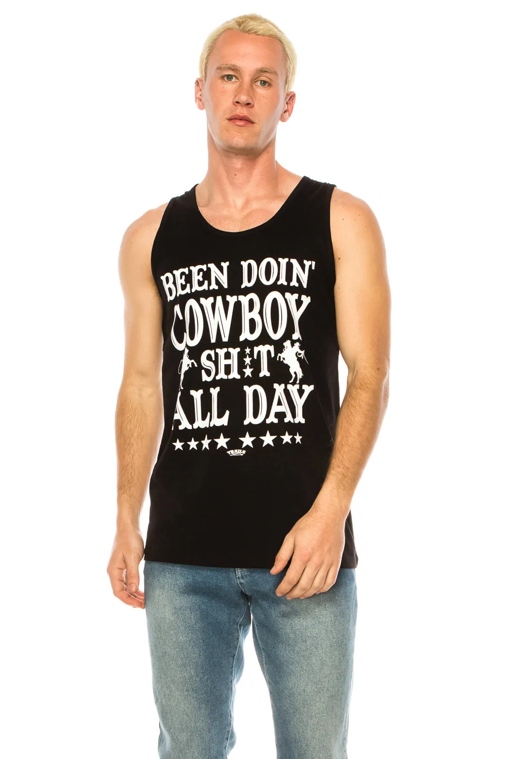 BEEN DOIN' COWBOY SH*T ALL DAY MEN'S TANK