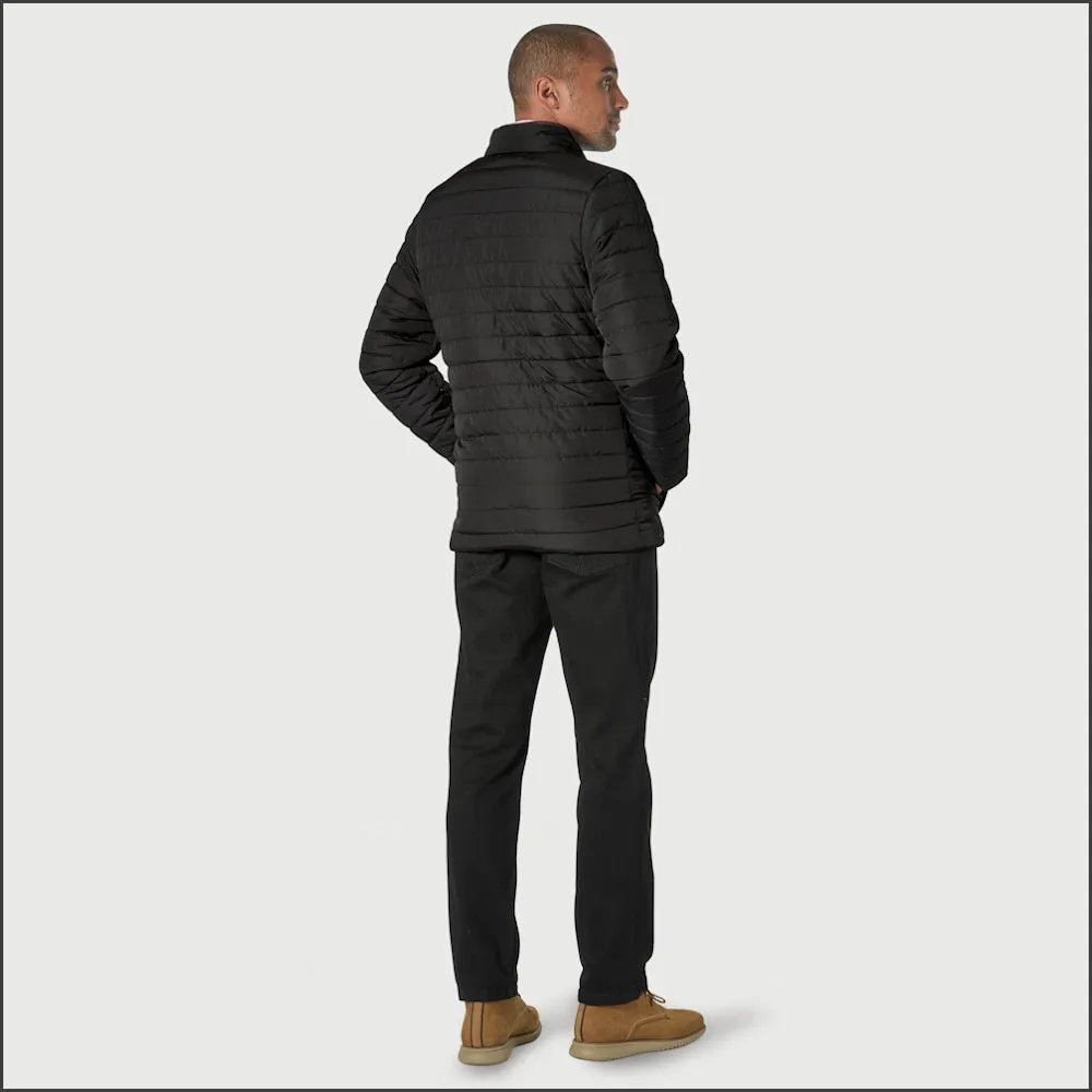 Brook Taverner Orlando Black Quilted Puffer Jacket Casual==