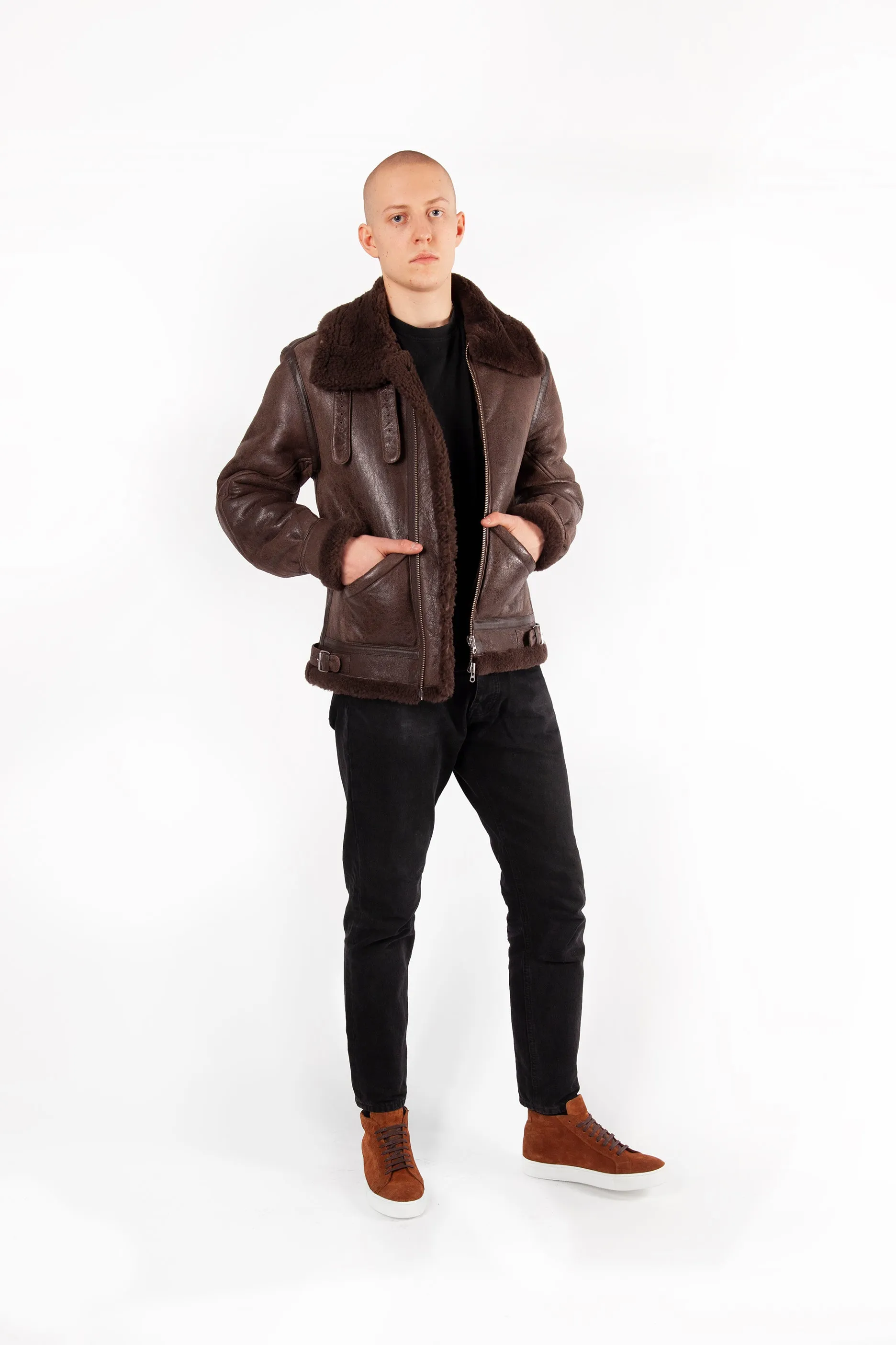 Burt Shearling Brown