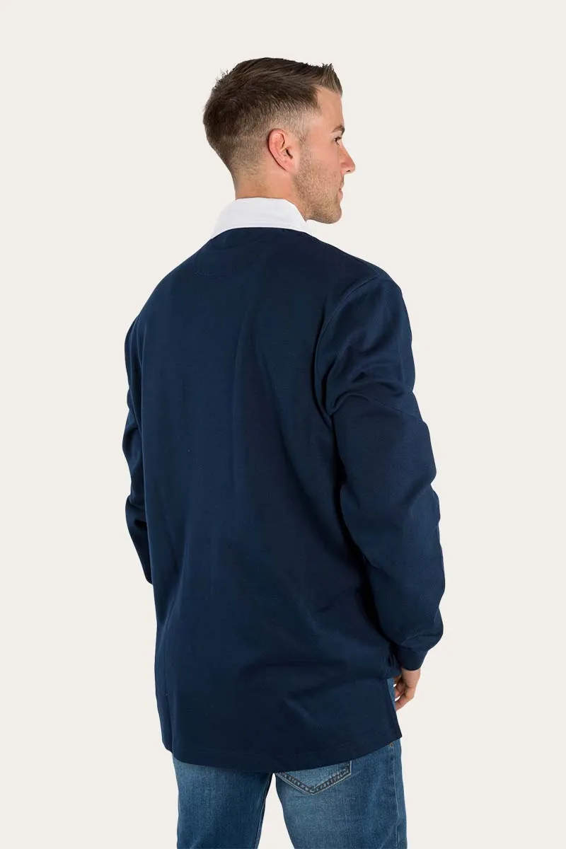 Burton Mens Rugby Jersey - Navy / White
