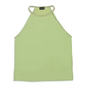 CALLIPYGIAN HALTER KIWI GREEN TANK