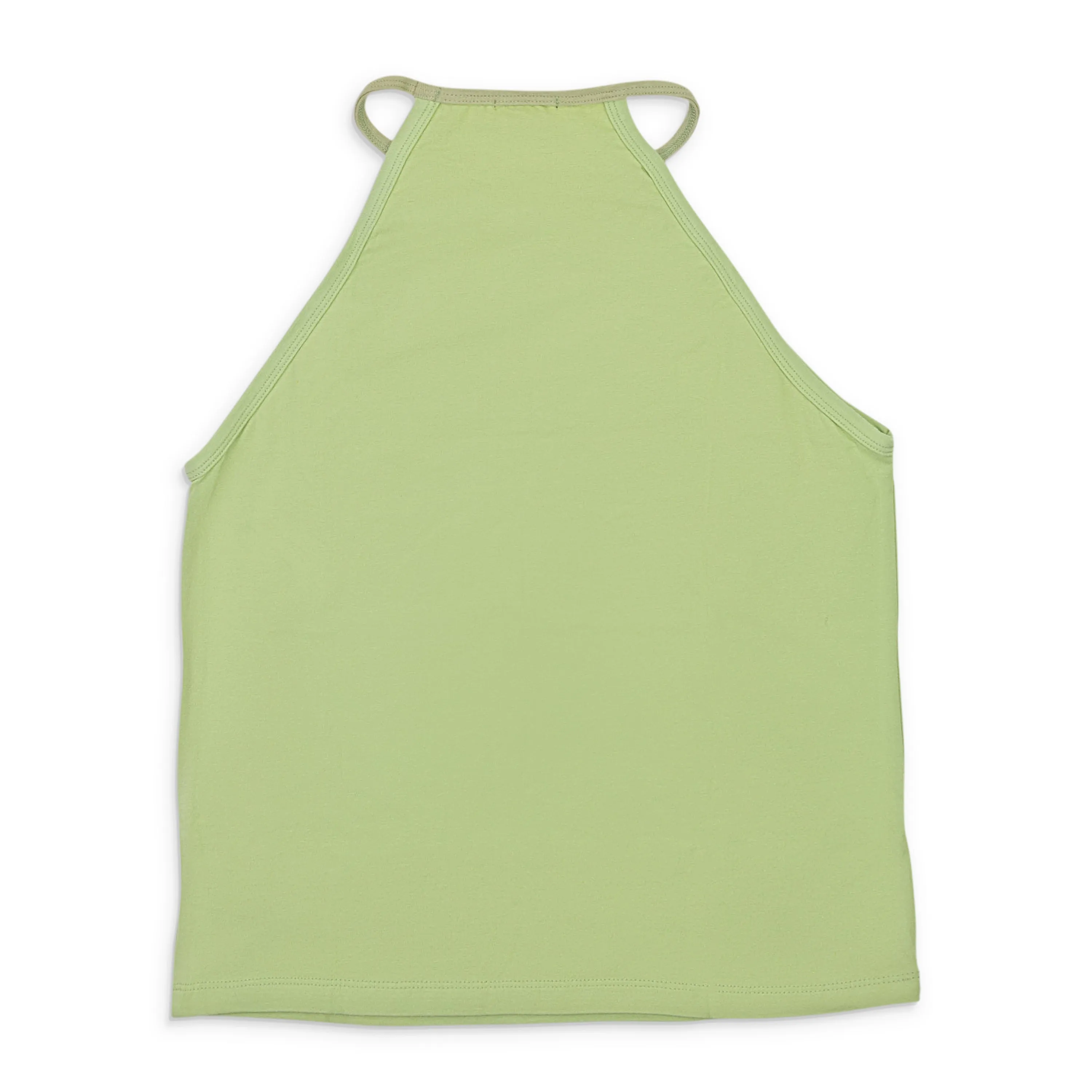 CALLIPYGIAN HALTER KIWI GREEN TANK