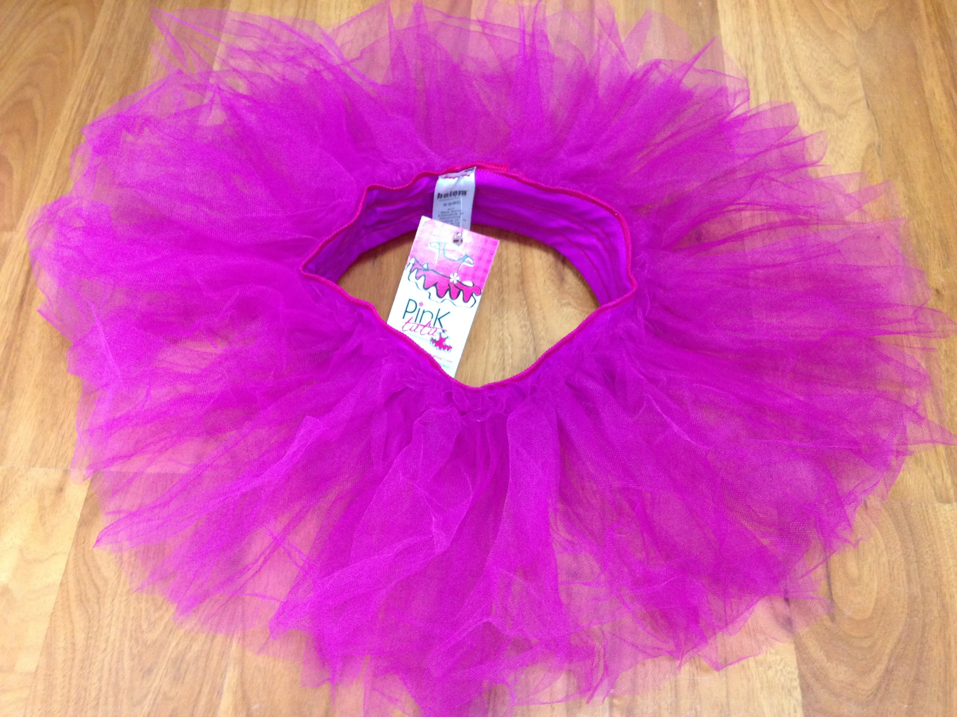 Child Plum Three Layer Tutu