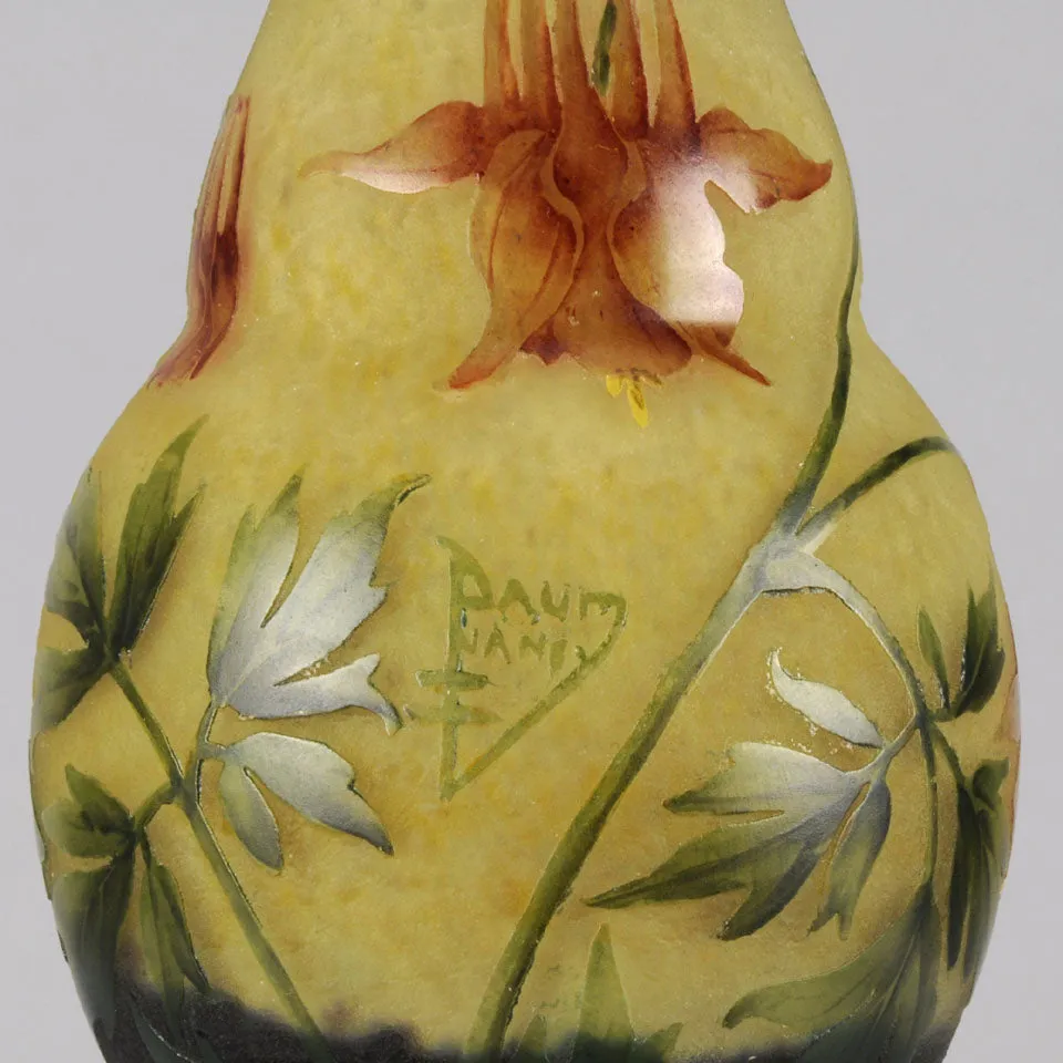 Columbine Vase by Daum Freres