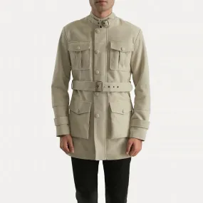Dolf Off-White Suede Jacket