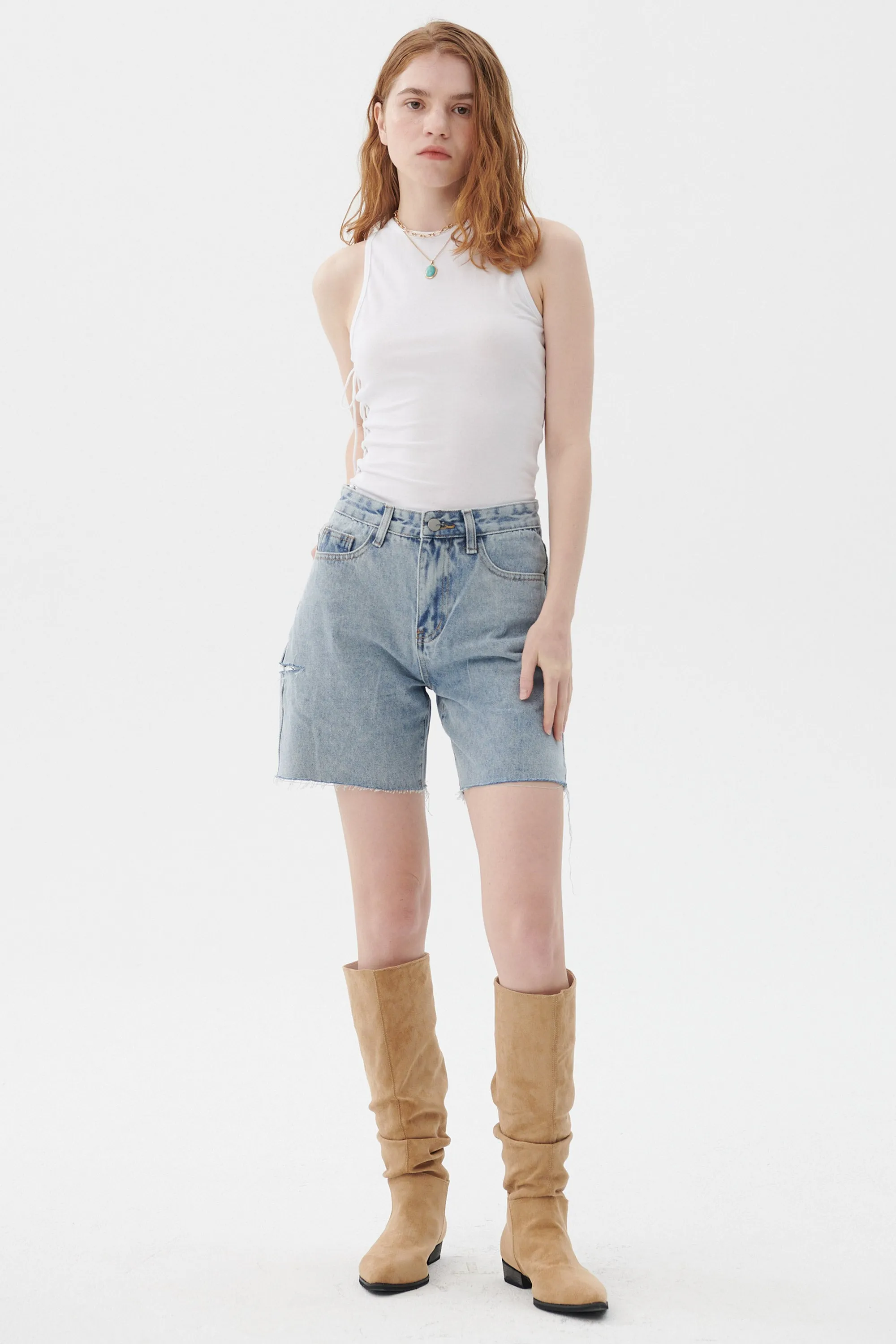 Eli Lace-up Tank Top