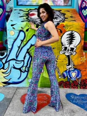 Ellie Paisley Velvet Slim Bells #1