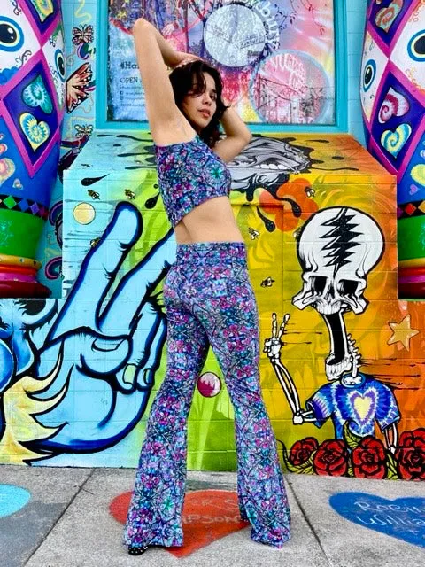 Ellie Paisley Velvet Slim Bells #1