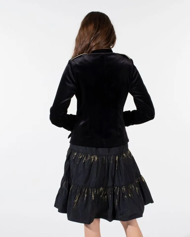 Emery Velvet Detail Blazer