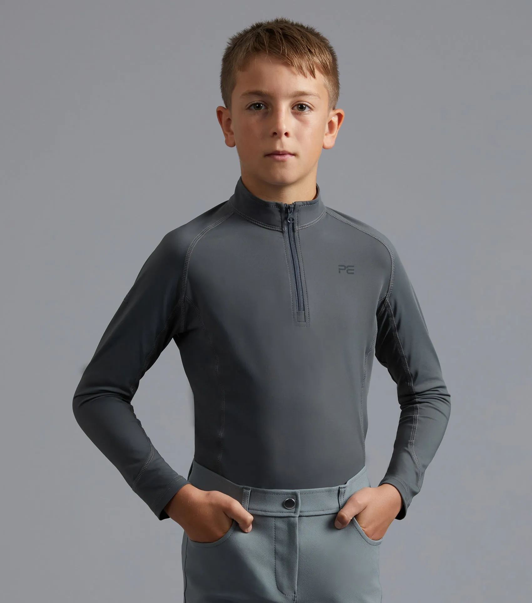 EX DISPLAY - Junior Ombretta Technical Riding Top