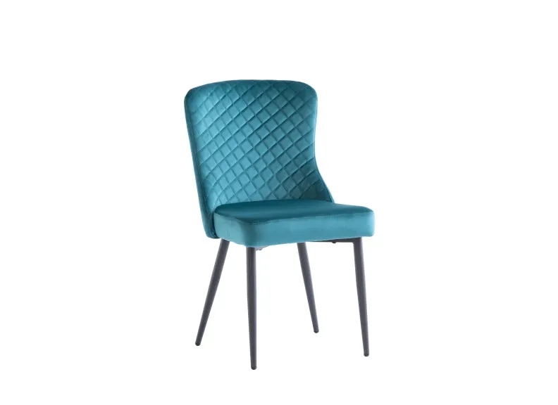 Hadley Quilted Velvet Dining Chairs