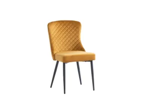 Hadley Quilted Velvet Dining Chairs