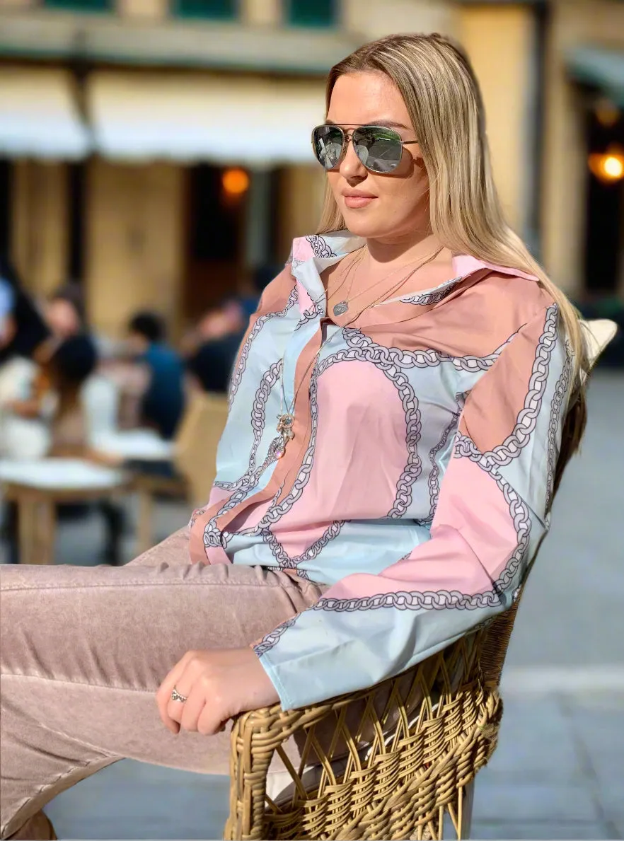 Lago Velvet Joggers in Pink - Small