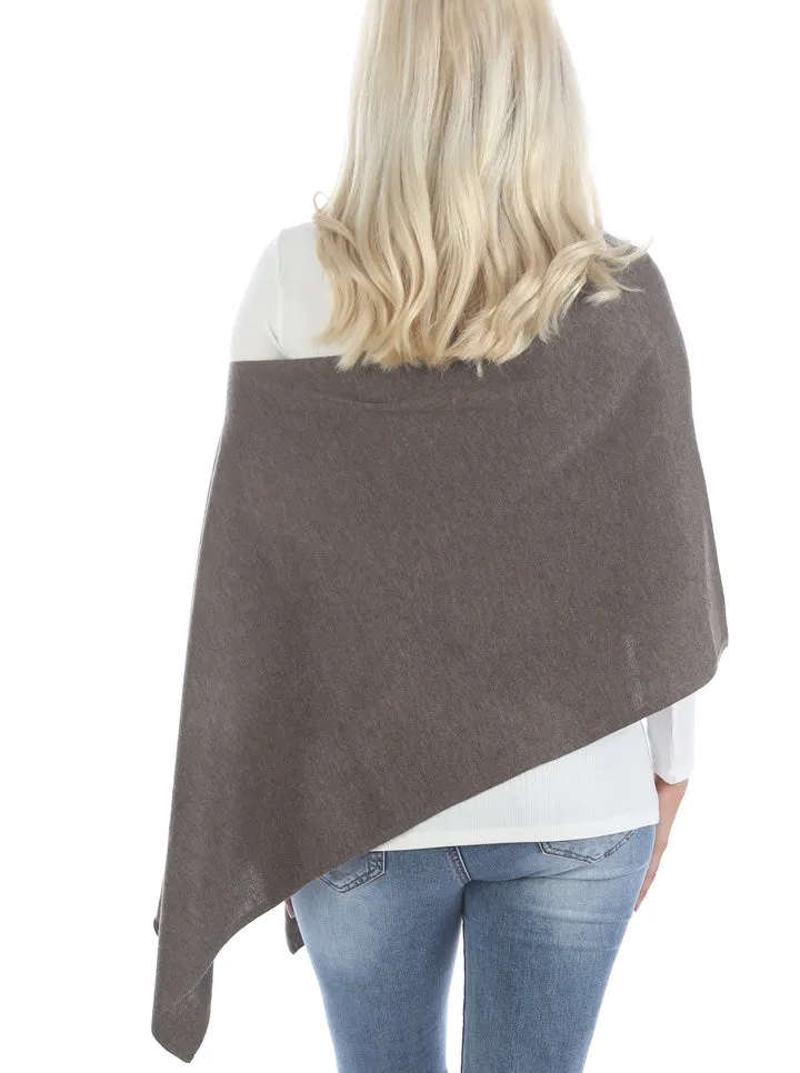 Moozie Mama Luxury Poncho/Scarf Maternity & Nursing Cover in Mocha