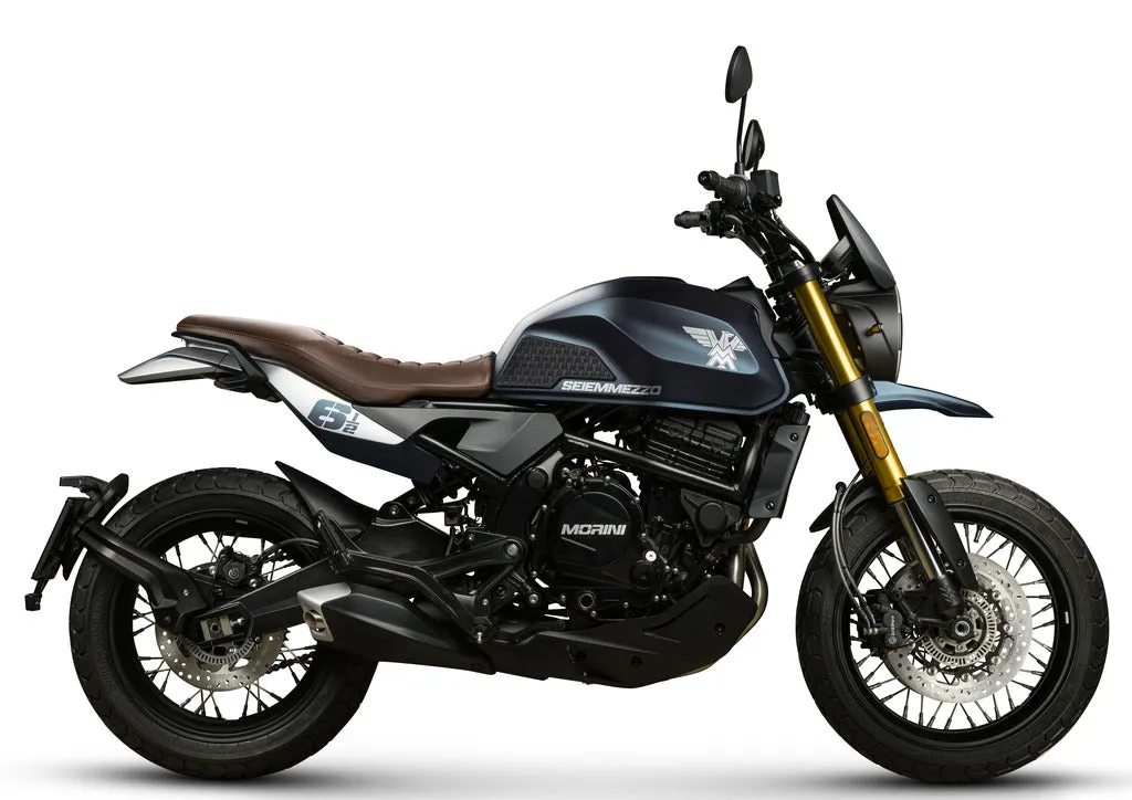 Moto Morini Seiemmezzo SCR 650cc Blue Storm