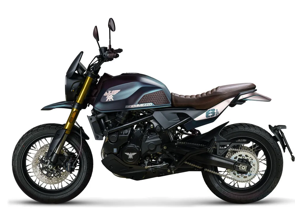 Moto Morini Seiemmezzo SCR 650cc Blue Storm