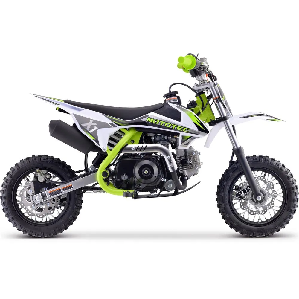 Mototec X1 Motocross 110cc Dirt Bike | 4-Stroke Automatic