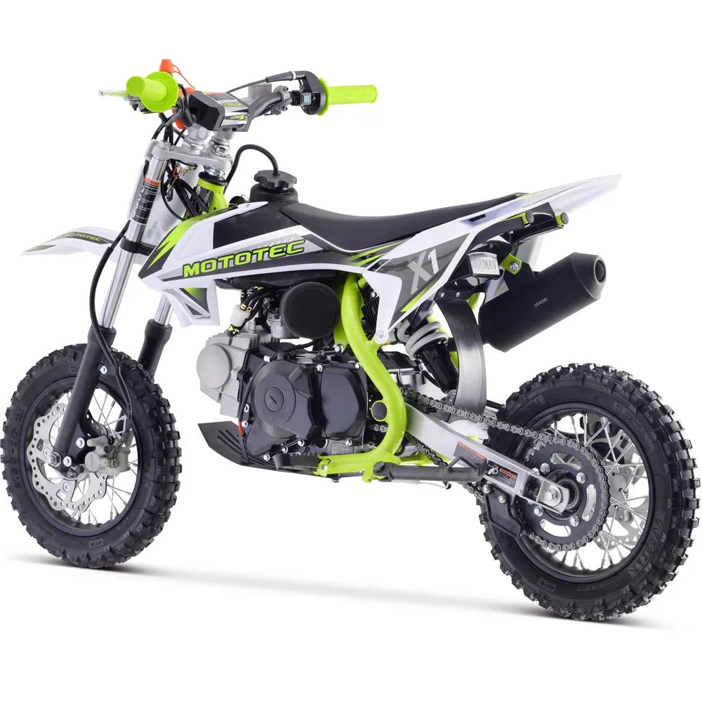 Mototec X1 Motocross 110cc Dirt Bike | 4-Stroke Automatic