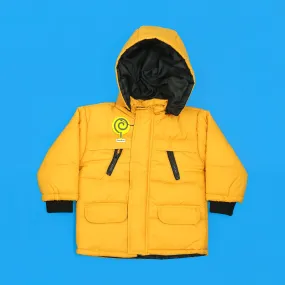 Mustard Full Sleeves Puffer Jacket