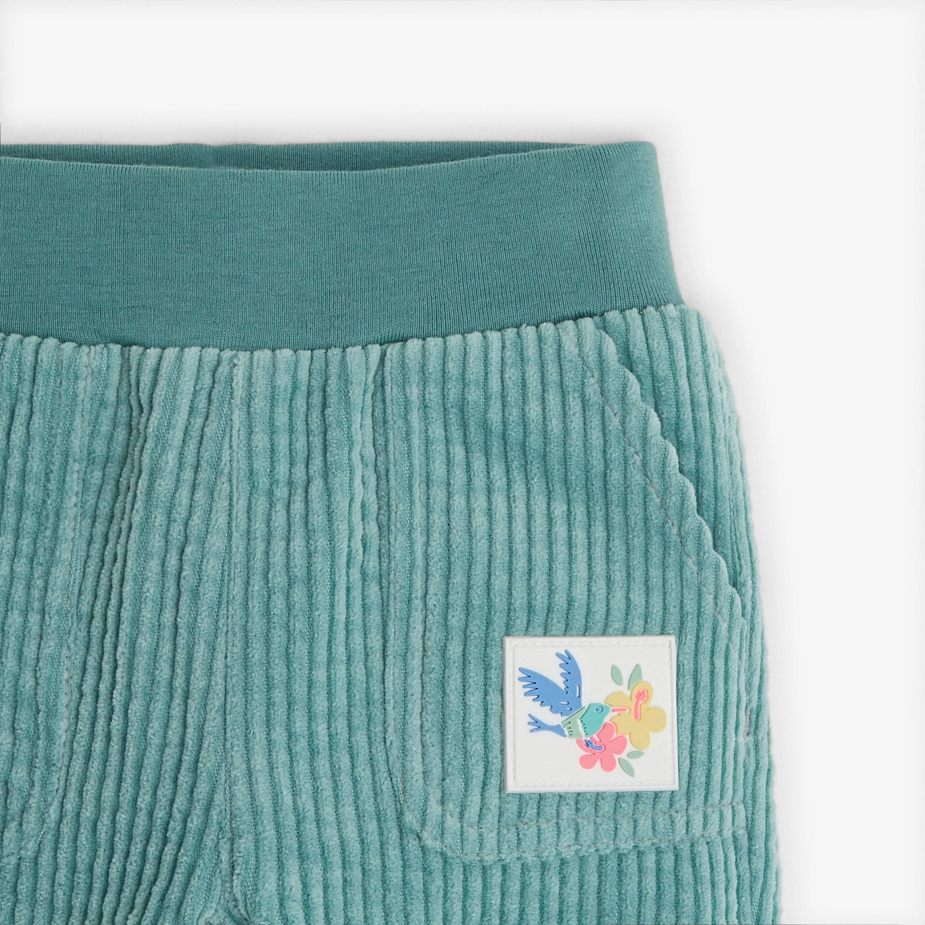 Newborn blue-green pants