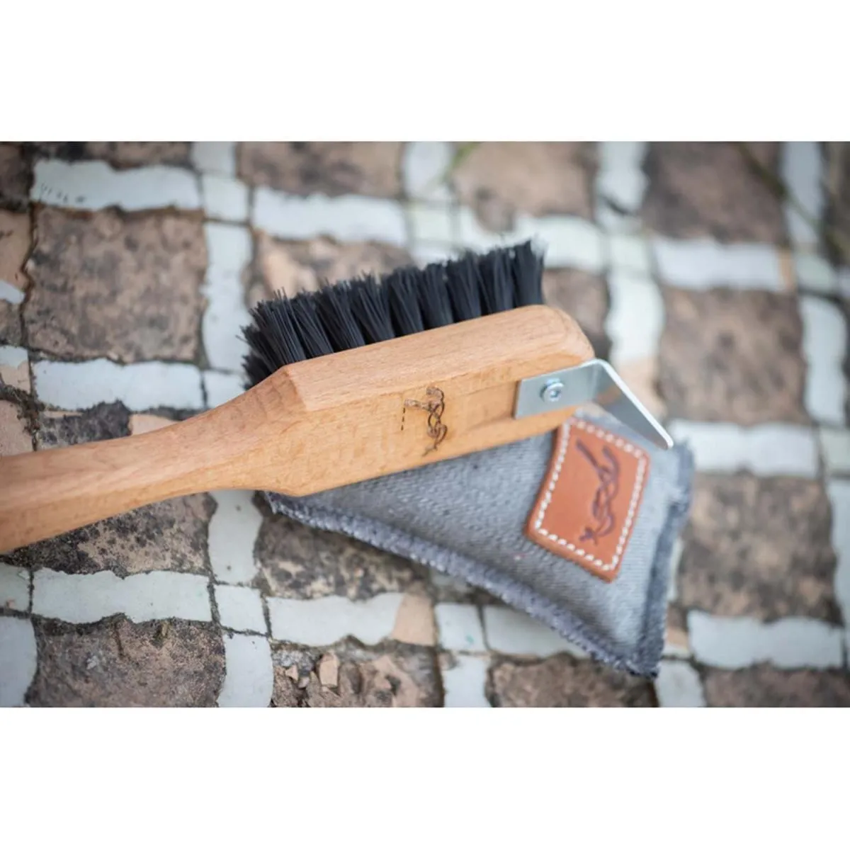 Penelope Wooden Hoof Pick with Brush