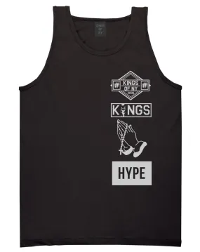 Prayer Hands Hype Left Logos Tank Top