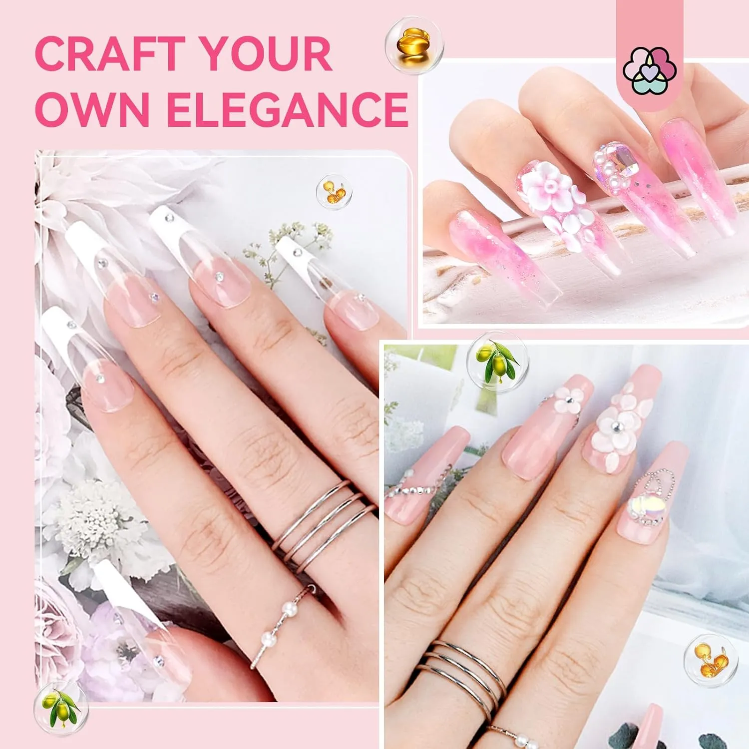 Professional Acrylic Nail Kit with Drill