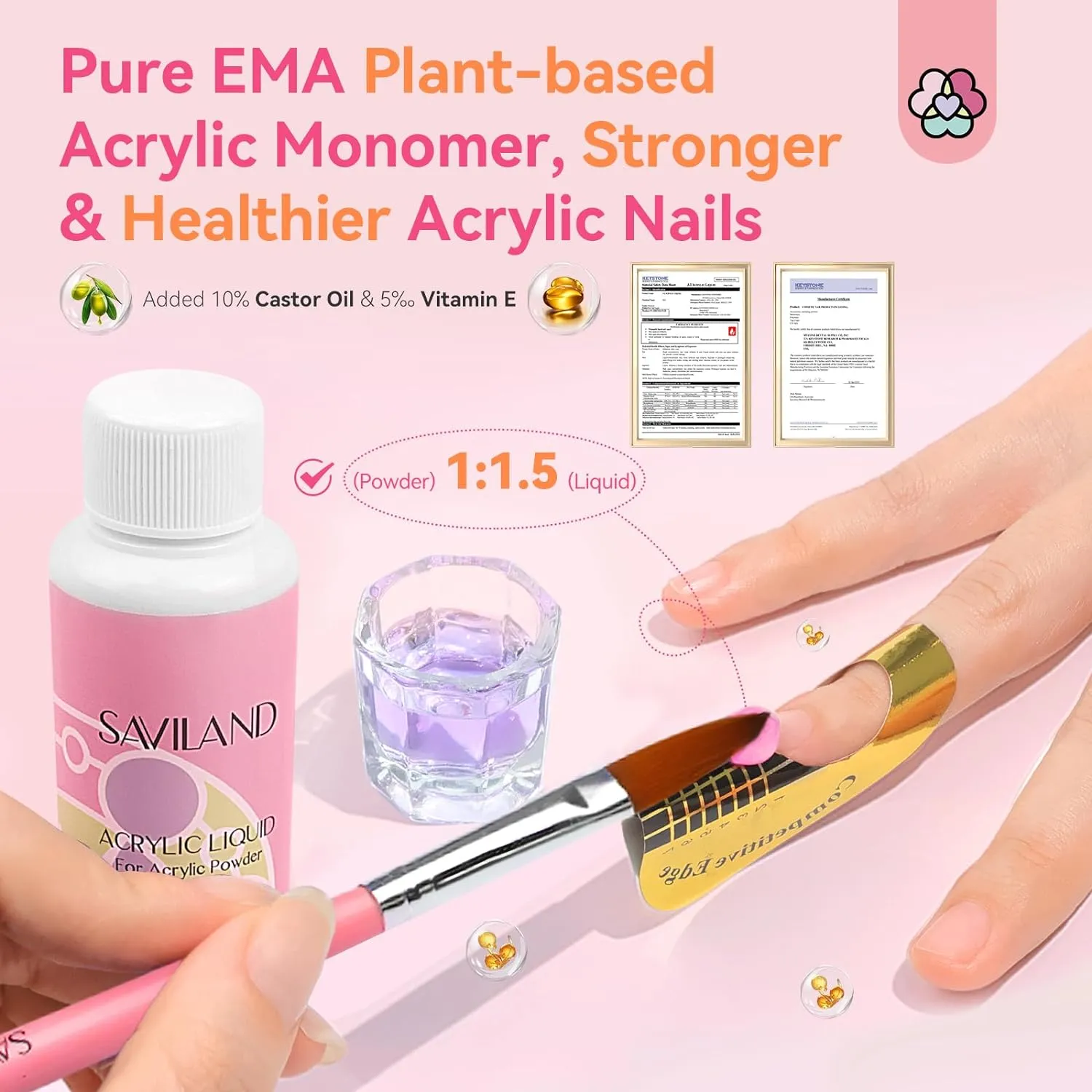 Professional Acrylic Nail Kit with Drill