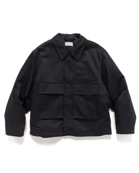 Quilted 3D Pocket Jacket Black