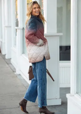 Quilted Ombre Jacket