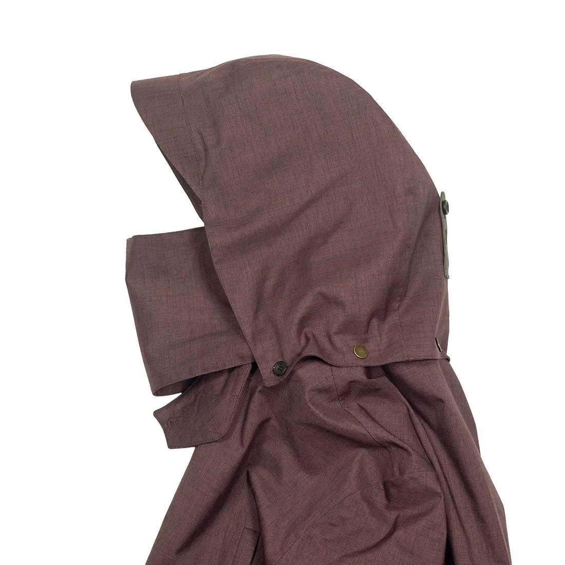 "Bumfreezer" jacket in Mixed Aubergine fabric