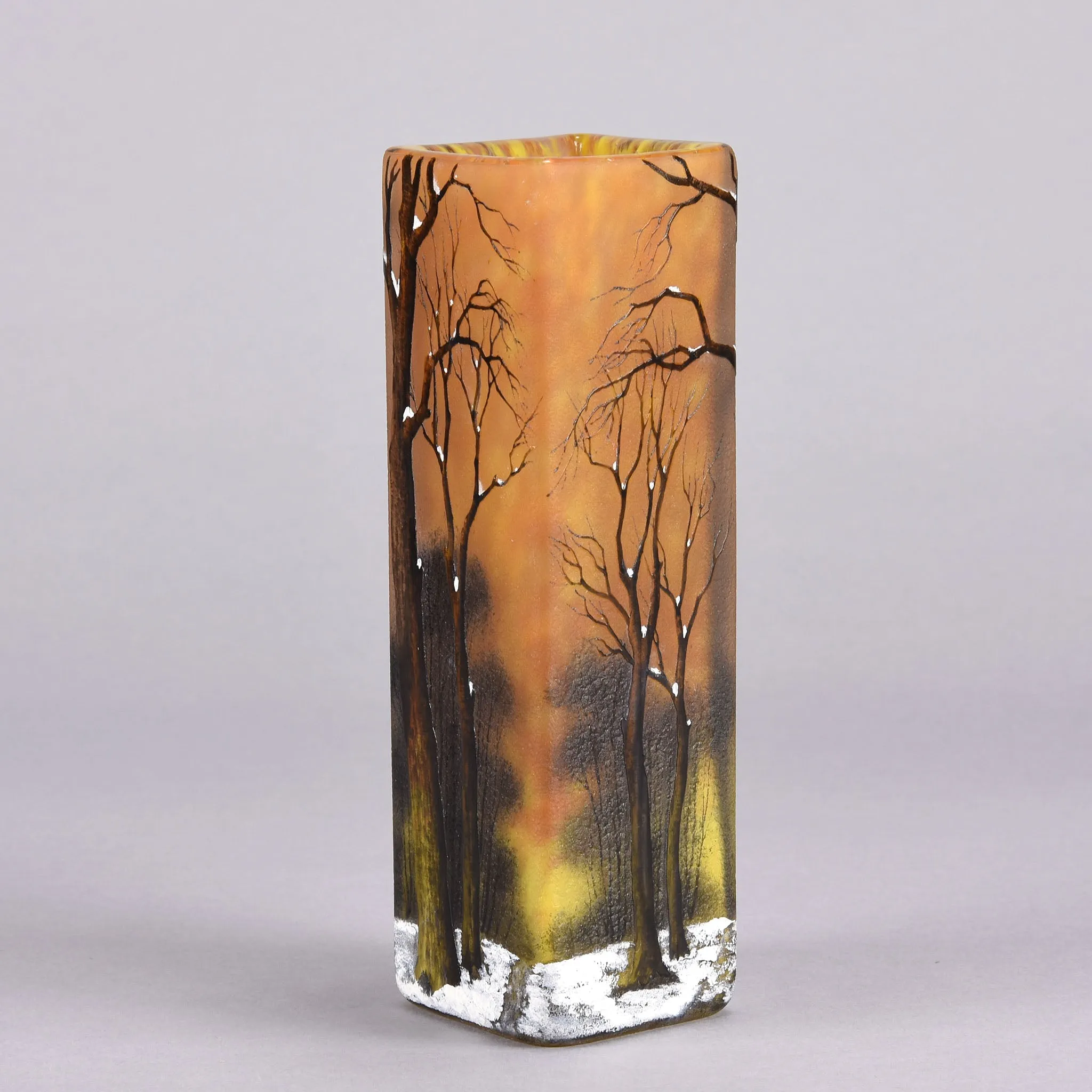 "Paysage d'Hiver" Daum Frères