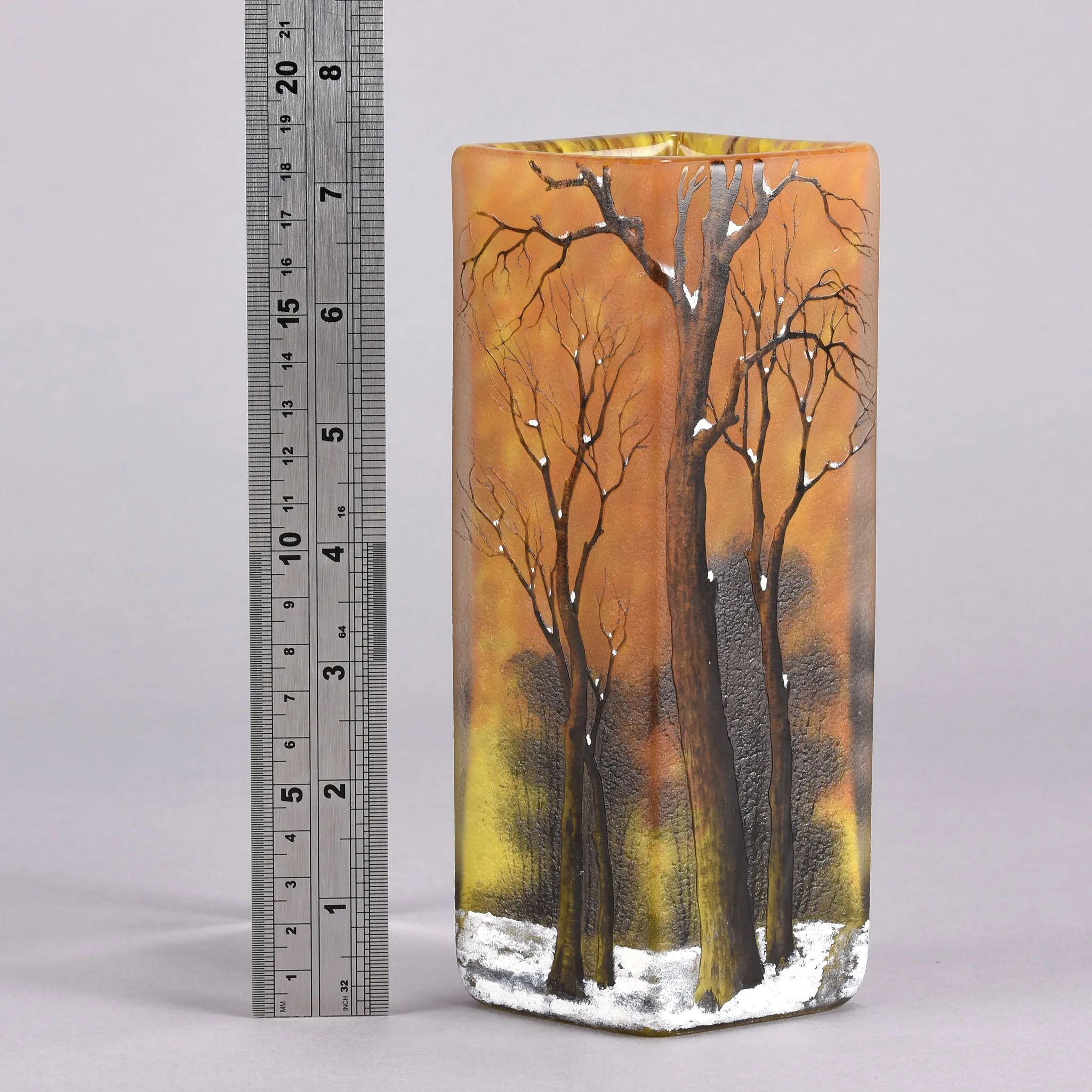 "Paysage d'Hiver" Daum Frères