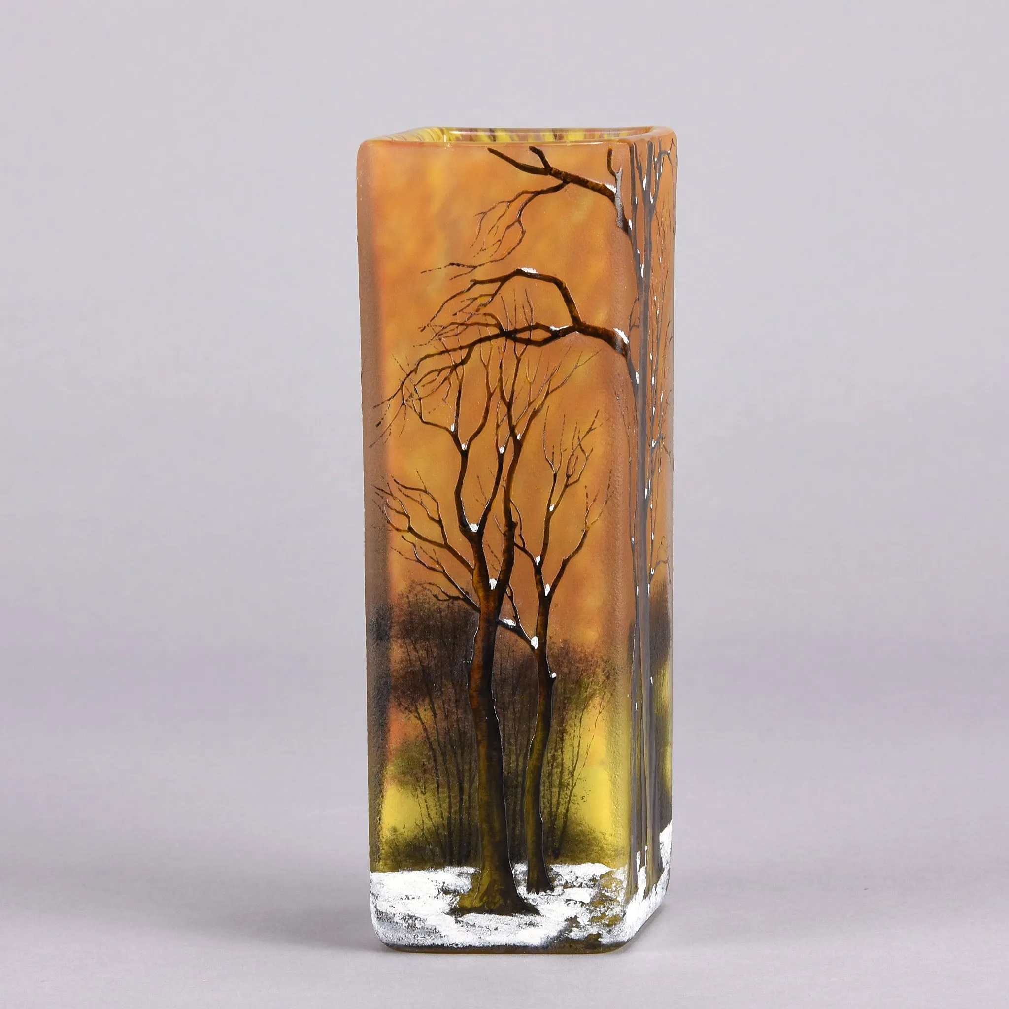"Paysage d'Hiver" Daum Frères